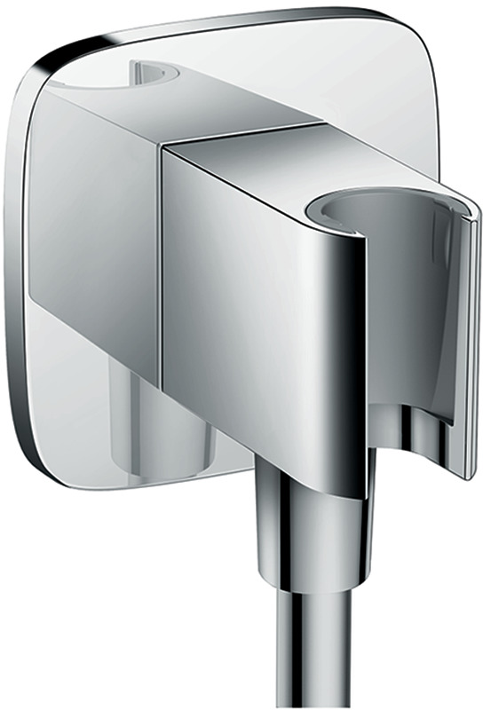 FixFit-PorterE Outlet-Holder Smooth-Sq.Chr
