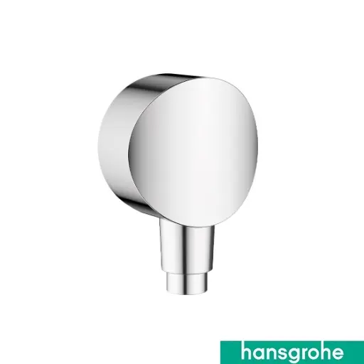 [426L⦾Hg.26453] FixFit Wall Outlet Round ◭Chr