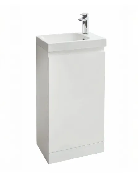 Cone45 Basin+Unit Floor Wh