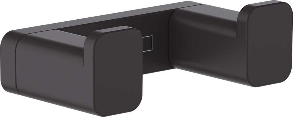 AddStoris Towel hook double Matt Black