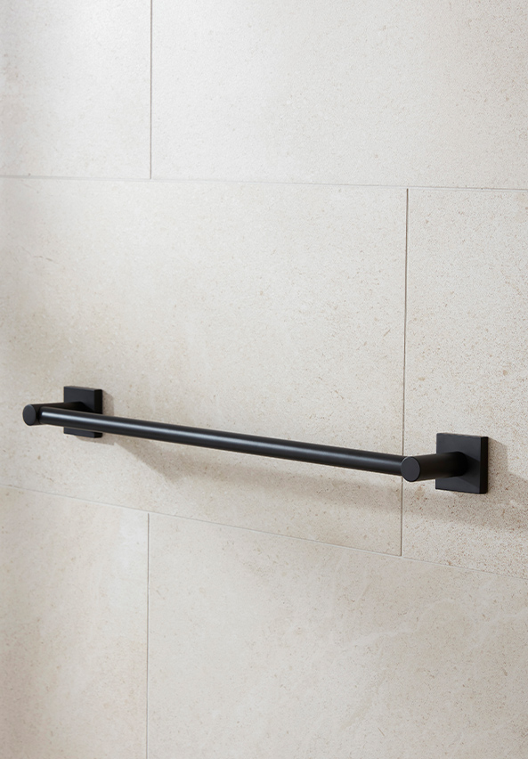 Atlanta Towel Rail 645 Black