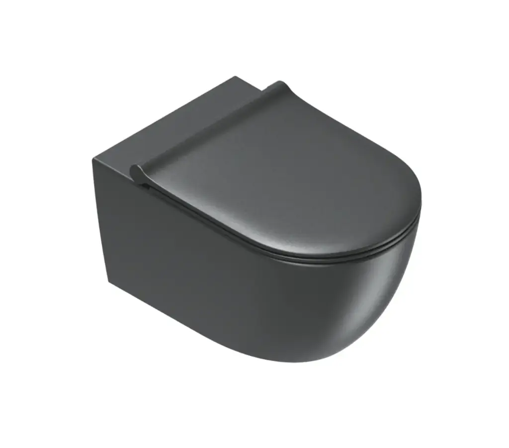 [451Ca.0511550022] Sfera 55 Wall Hung Toilet Silentec Satin Black