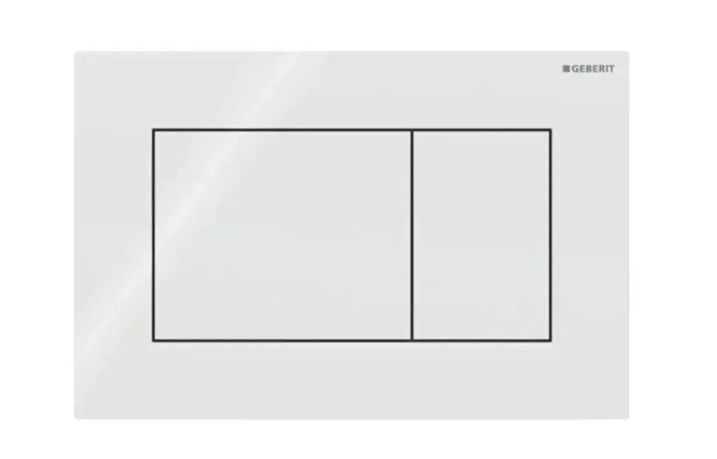 Sigma01 square flush plate White