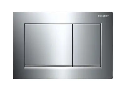 Omega 20 Square Flush Plate CP/Matt/CP