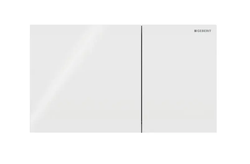 [459Gb.115622SI1] Sigma 70 Flush Plate White Glass