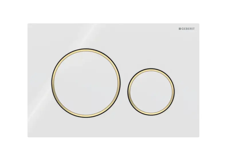 Sigma 20 Round Flush Plate Wh/GP/Wh