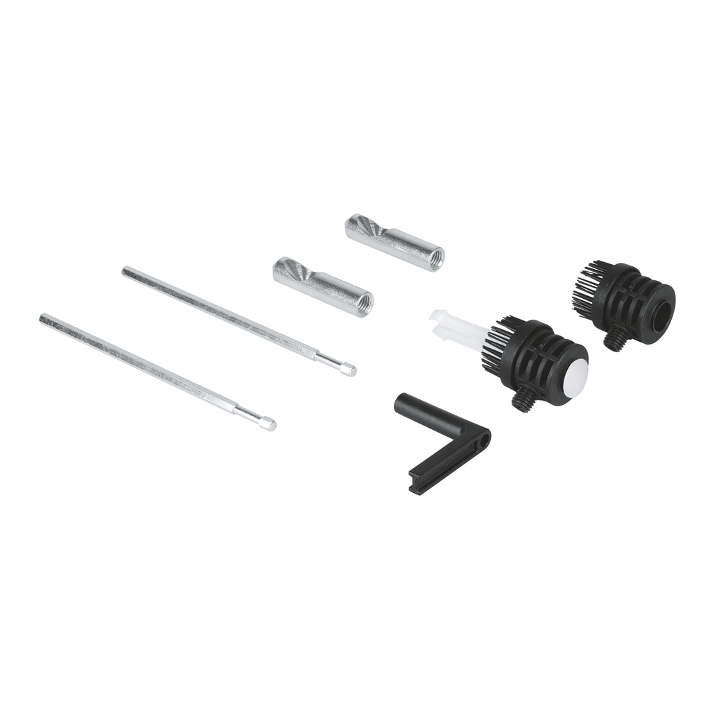 Fixing set for euro compact pan