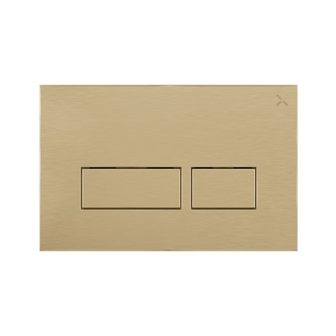 [459Cr.MPROSPLATEF] Proplate Flush Button Brushed Brass
