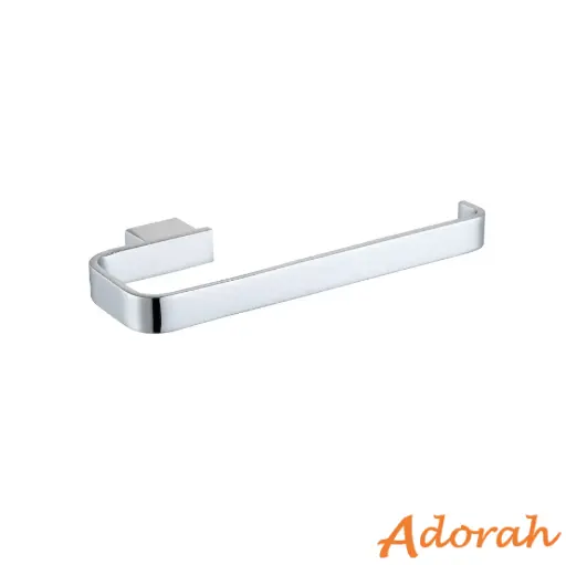[48Af.DxB30] Deco Square Towel Ring chr