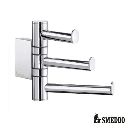 [48Sm.AK327] Air Triple Swing Robe Hook