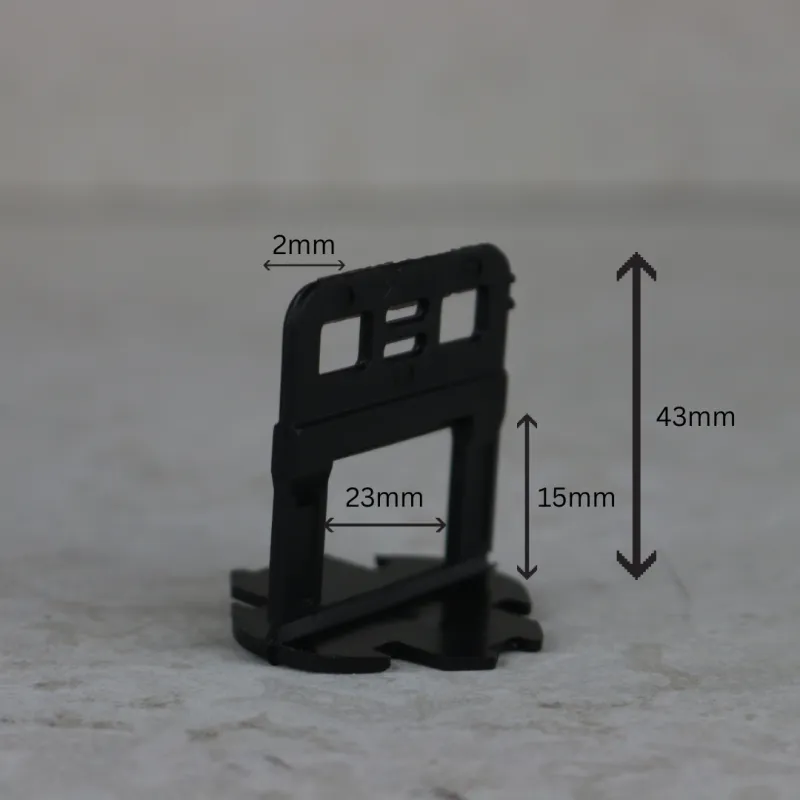 [51SPLP1215] Tile Levelling Spacer clips 2mm pk250 1215