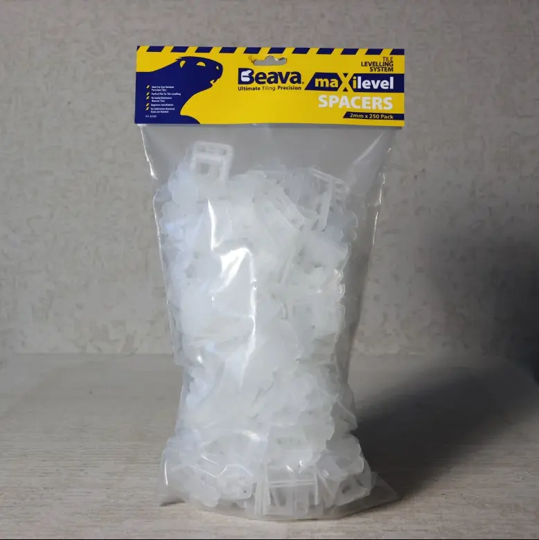 Tile Spacer levelg clips 2mm pk250 83343