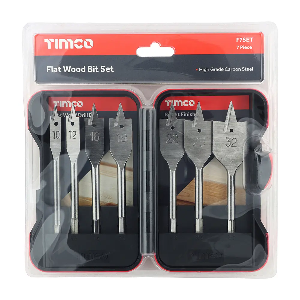 [95DFSET.F7SET] Flat Drill Bit Set7
