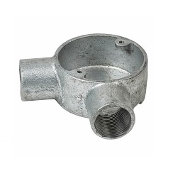 Conduit Box 2w 90d 20mm Galv