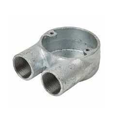 Conduit Box 2w U 20mm Galv