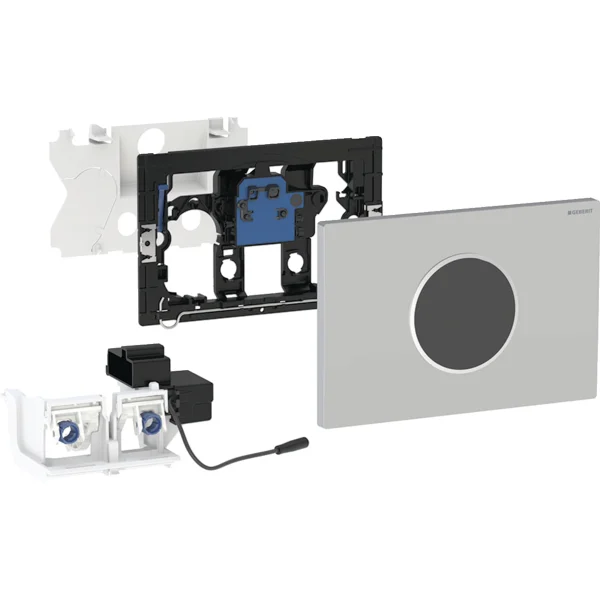 Sigma10 Electronic WC flush CP/Matt