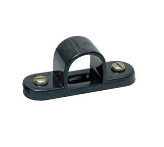 [22RB25K] Conduit Saddle Clp 25mm Bk