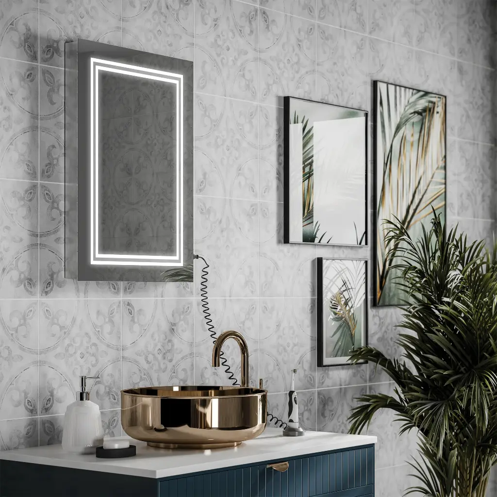 Boundry60 60x80 Led/Shaver Mirror