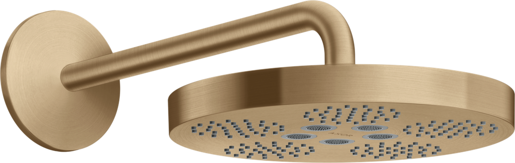AxorOne Overhead shower 280 1jet + Arm Brushed Bronze