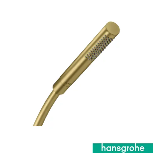 Shower Head Stick Brushed Brass