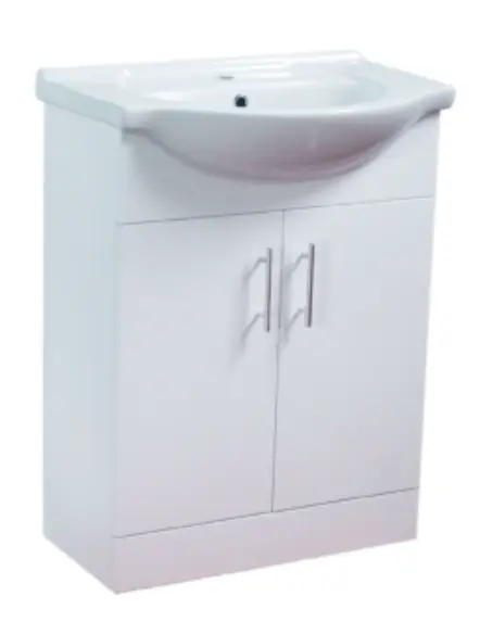 [4665Bo.AL650] Alfa Vanity 65 Door2 + Basin 1Th