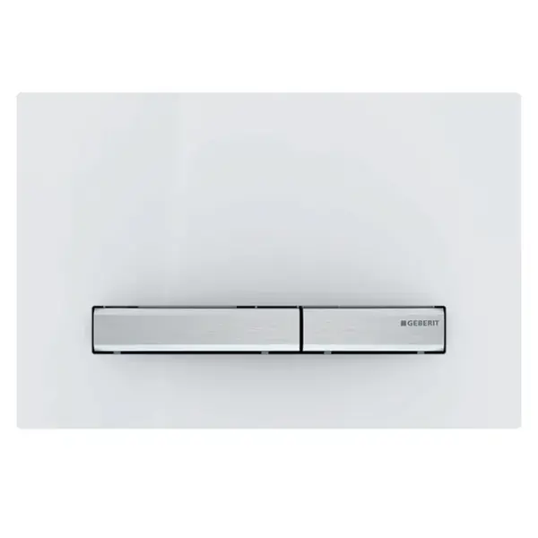 Sigma50 Square Flush Plate White