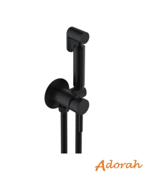 [424Af.DC01K] Douche Kit Shut+Outlet Mixer Matt BLk