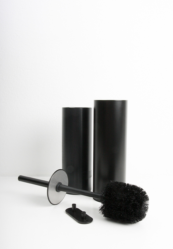 Bond Toilet Brush Holder Matt Black