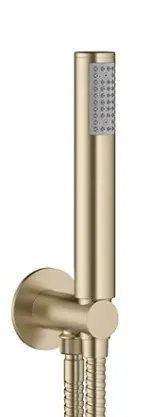 Mpro Walloutlet + Handset + Hose Brushed Brass⛌