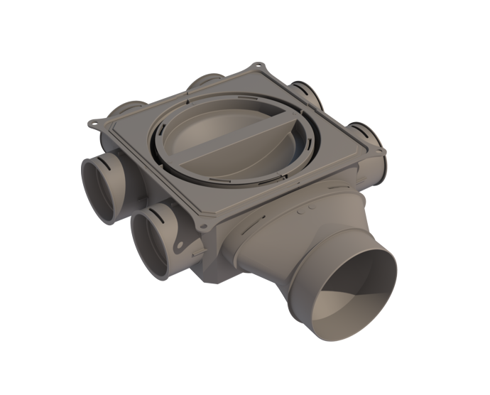 Duct Manifold 6 port 75mm