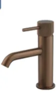 Flute Basin Mixer Brushed Bronze