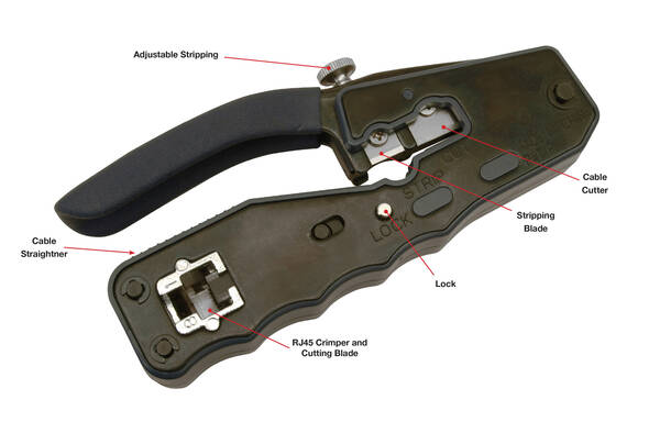 [25mmc.rj45crimptool] RJ45 Universal Crimper XT501