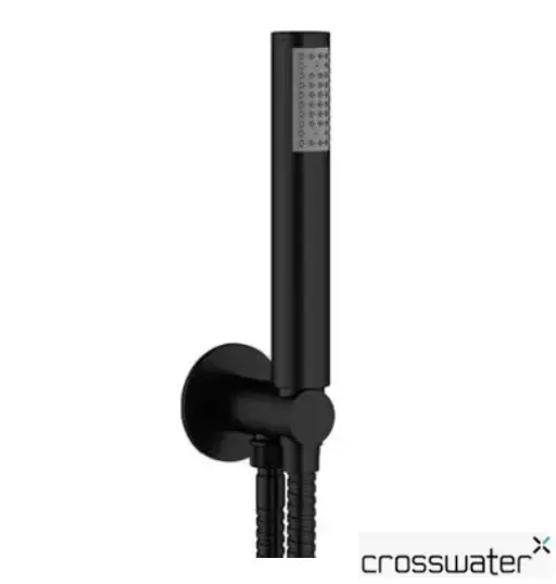 MikePro Shower outlet with Handset Matt Black⛌