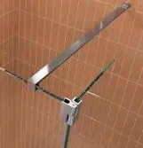 Glass To Wall Bracing Bar Polished S/steel