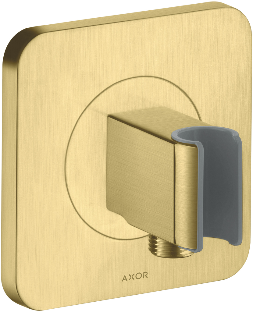 CitterioE Shower Holder Porter Unit Soft Brushed Brass