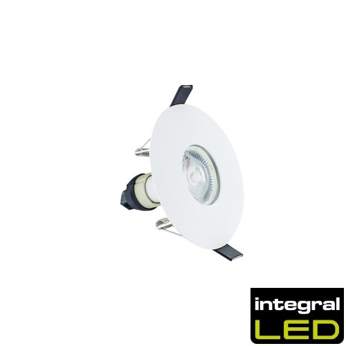 DL IP65 FireRtd White Large 70-100mm Evo Short each ILDLFR70D015 