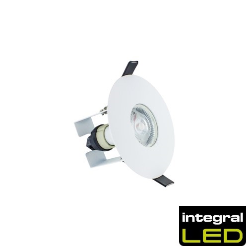 DL IP65 FireRtd White Large 70-100mm Evo Brackt each ILDLFR70D013