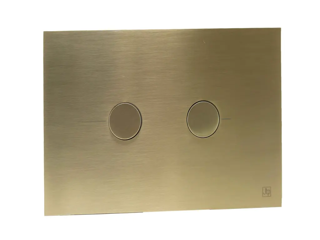 Vos Brushed Brass Flush Button