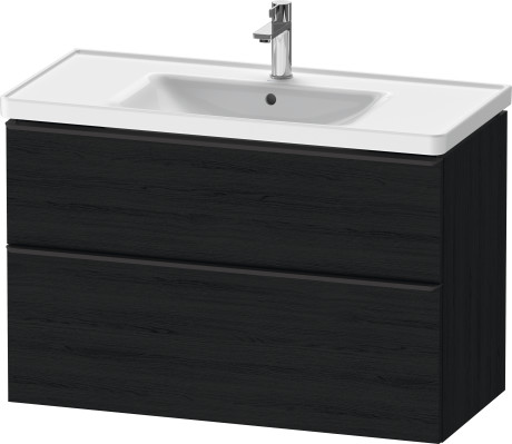 [47A0Du.DE4356BD16] D-Neo 980 Unit Drw2 Dark Oak-Blk 236710