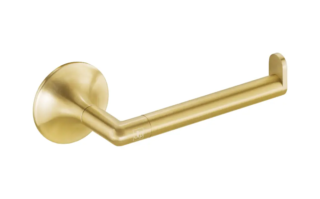 Kono Toilet Roll Holder Brushed Brass