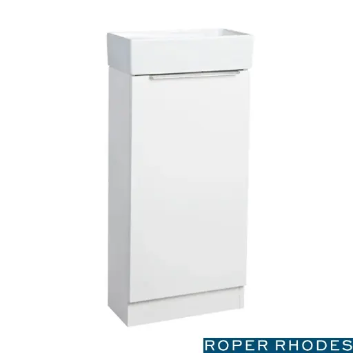 [4740Rr.ALT400.W] Alto 400 Unit Floor Wh Gloss