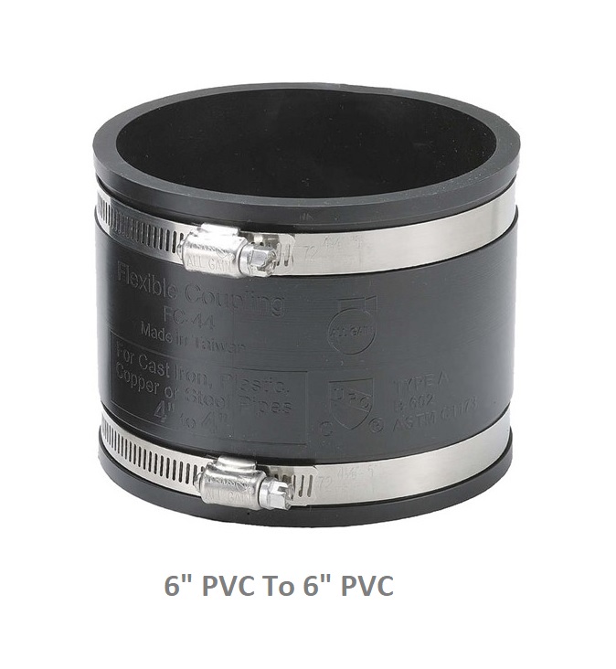 Flexi Coupler 6 x 6 Fern Ci/Pvc - DC165