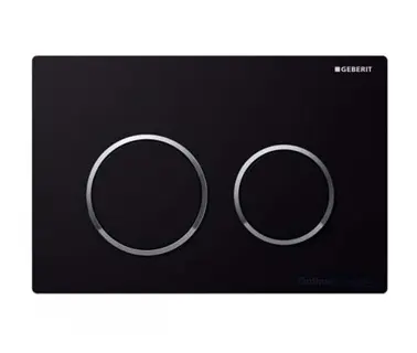 Omega 20 Flush Plate Blk/CP/Blk
