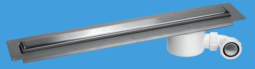 McA Wetroom Linear 60cm Brushed SlimLine🅼ᶜCD600-O-B