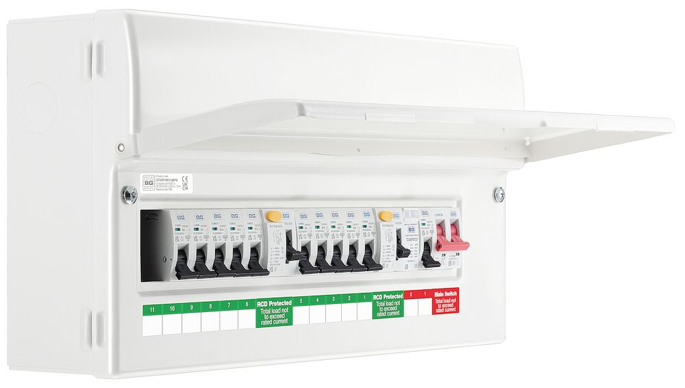 BGElec Cu 12w 18th SPD+2RCD CF19D88PS12 3.6A.2x16A.4x32A.1x40A