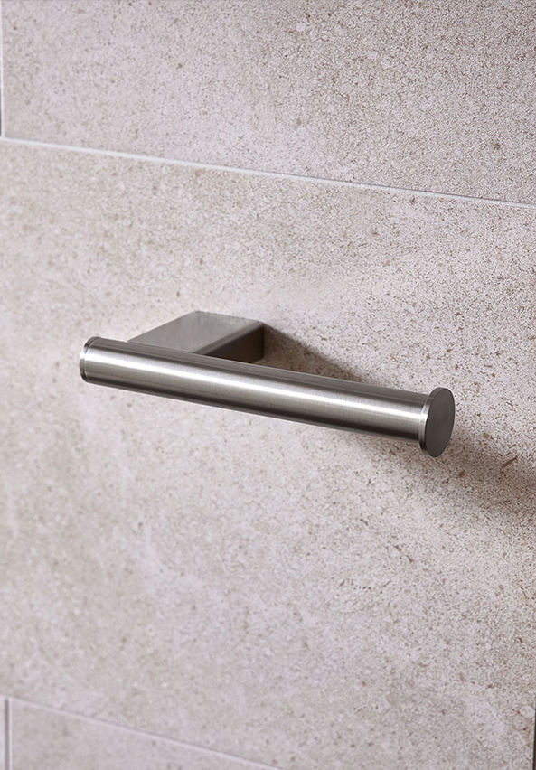 Miami Spare Toilet Roll Holder S/Steel