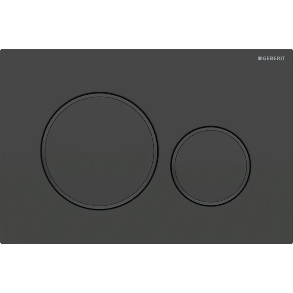 Sigma 20 Round Flush Plate MBLK/Gloss