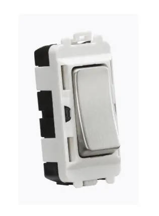 [25MLCSc.G1] ML Grid Module BruChr Switch 2way GDM001BC
