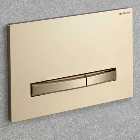 Sigma50 Square Flush Plate Brass