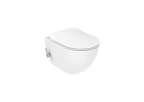 Free Wall Hung Pan Rimless**Backwash With Mixer**